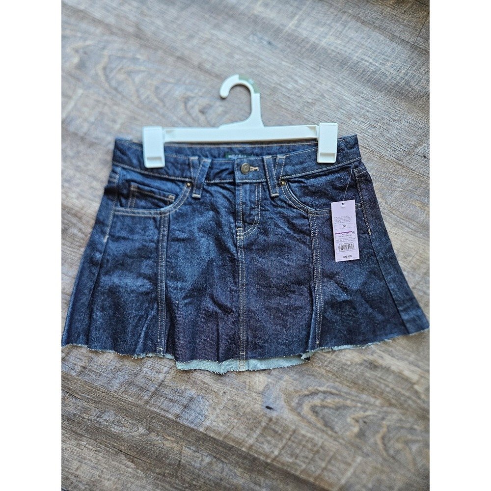 Wild Fable 00 dark denim skirt NWT